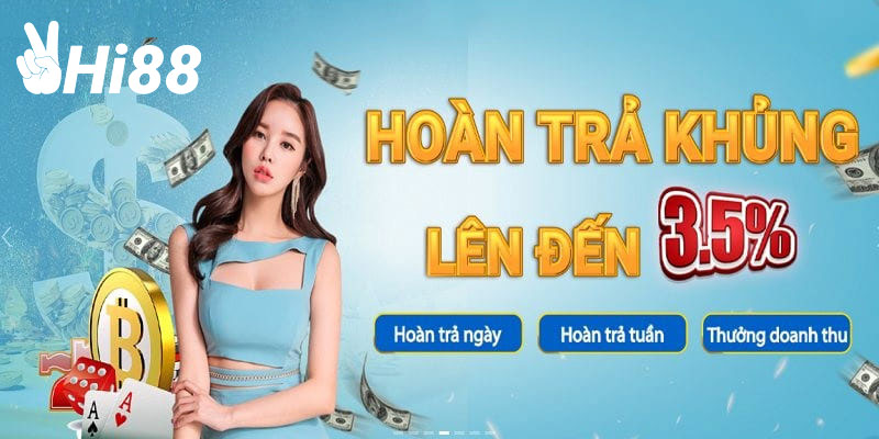 Khuyến mãi hoàn trả tức thì không giới hạn